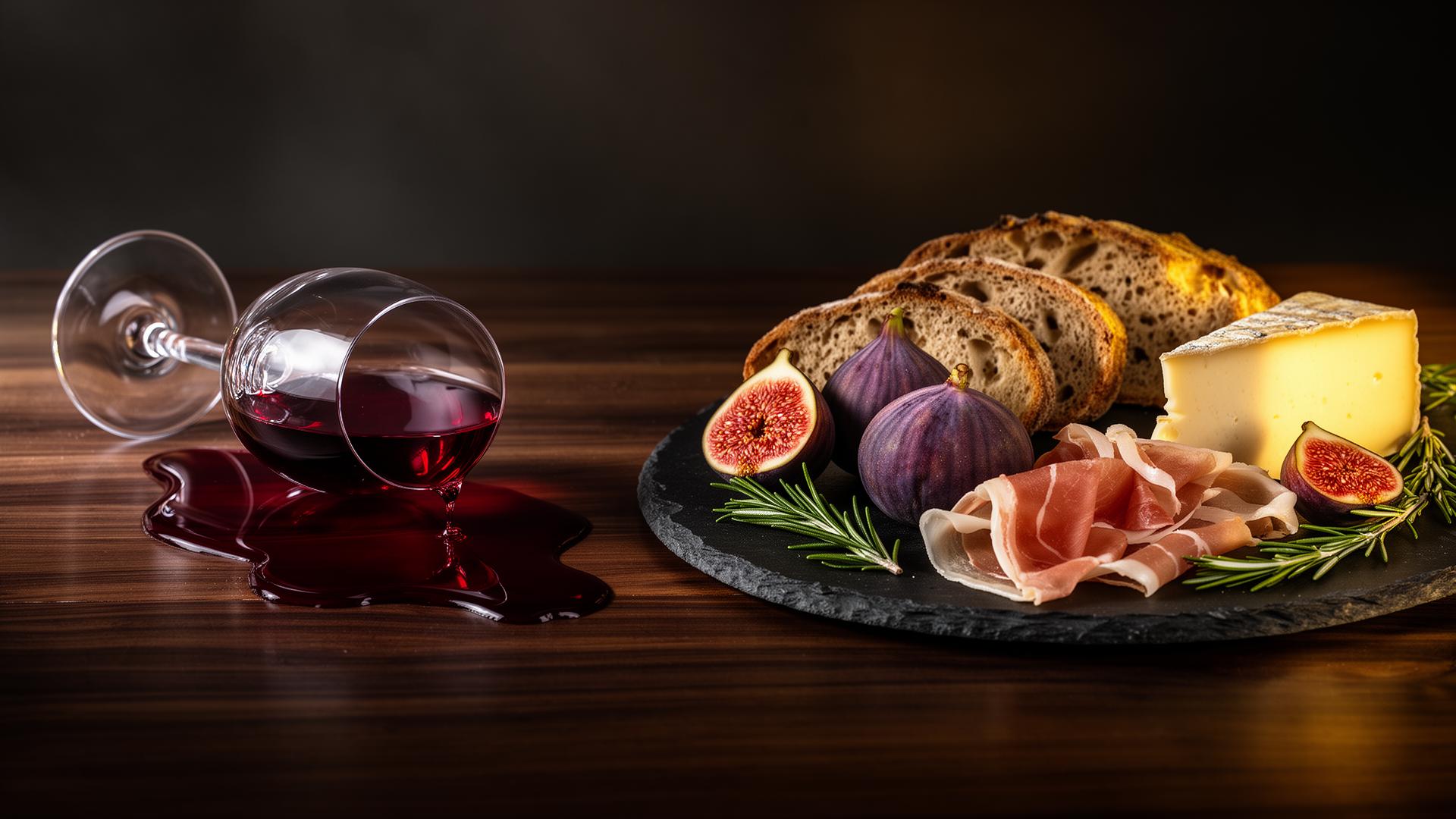 Restaurangbord med vinglas och vinflaska – VinLy för krögare och brands